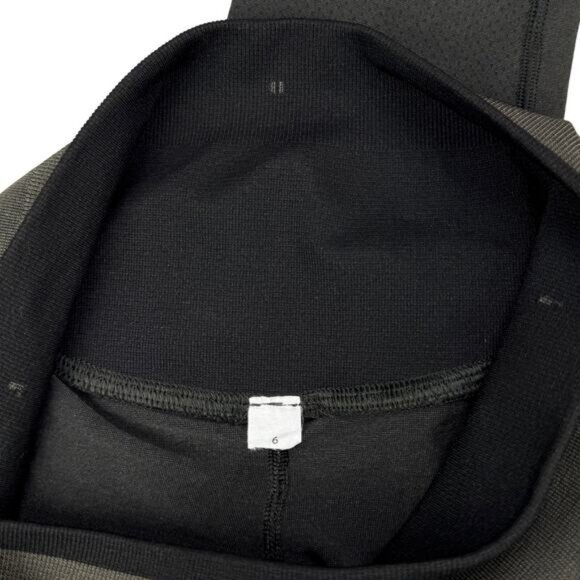 Lululemon Seamless Mesh High-Rise Training Tight 25" In Graphite Grey Size 6 - Picture 6 of 6